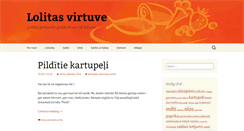 Desktop Screenshot of lolitasvirtuve.lv